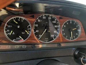 Für Mercedes W123 1976-1985 Aluminium poliert Zierringe Kombiinstrument x3 - Bild 1 von 10