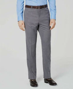 $135 Vince Camuto Men's Slim Fit Stretch Gray Wrinkle Resistant Suit Pants 29 29 - Picture 1 of 6