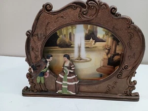 1931 Scene in Action Colonial Fountain Art Nouveau Motion Lamp - Picture 1 of 9