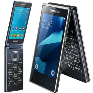 UNLOCKED Original Samsung SM-G9198 4G LTE 2-SIM 2GB+16GB WiFi Flip Smartphone - Picture 1 of 11