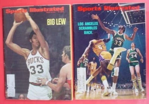 2 Sports Illustrated Magazine March 1970 & 1972 Lew Alcindor Kareem Abdul Jabbar - Picture 1 of 16
