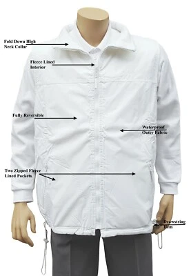 Cathedral Duraproof Calentador Hombre Blanco Forro Polar Reversible Chaleco 2025 - Imagen 1 de 4