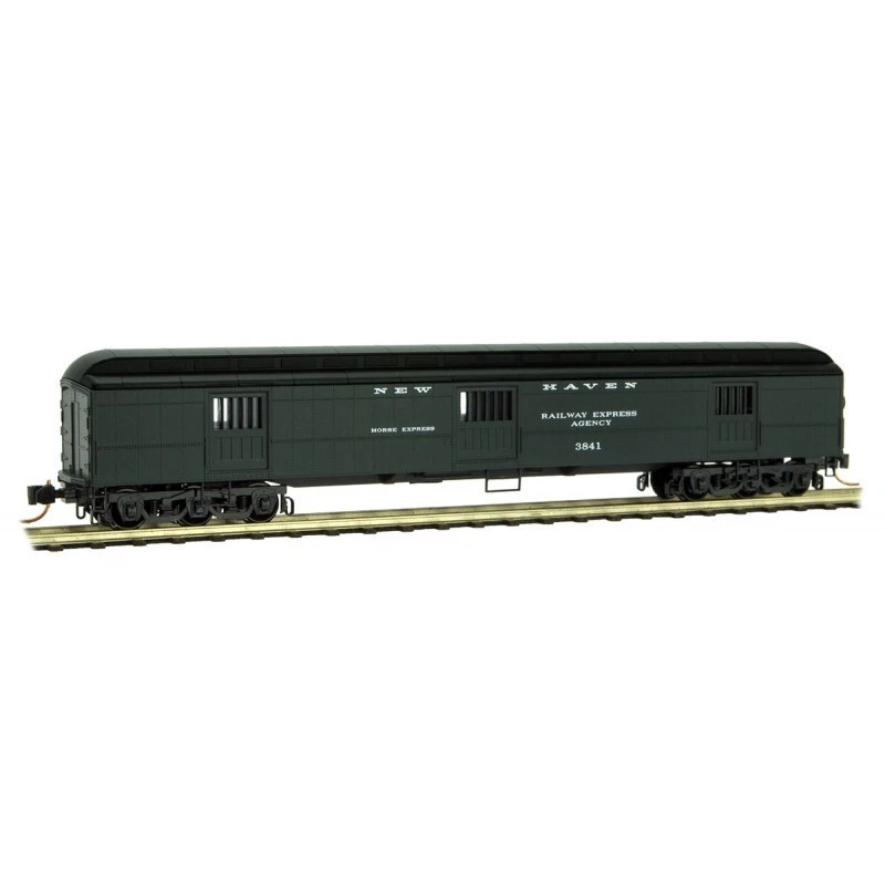 Micro Trains ~ N Scale ~ 70’ Horse Car ~ REA New Haven #3841 ~ 14900100 - Image 1 of 1