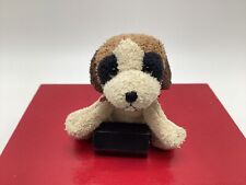 Russ Luv Pets Bandit Mini Tiny 3” Plush Brown Puppy Dog Chamois Beanie Rare Smal