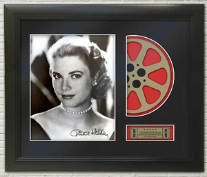Grace Kelly framed Reproduction Signature Photo Reel Display - Picture 1 of 4