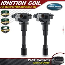 Set of 2 Ignition Coils Pack for Suzuki Esteem 1999 2000 2001 L4 1.6L 3340065G00
