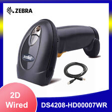 Scanner de codes-barres à cordes 2D Zebra Motorola Symbol DS4208-HD00007WR avec câble USB