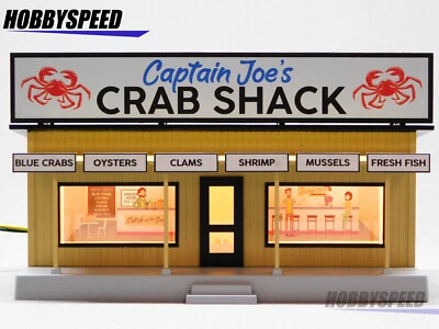 MTH RAILKING CAPTAIN JOE'S CRAB SHACK ROAD SIDE STAND O GAUGE store 30-90691 NEW - Image 1 of 4