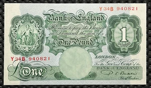GREAT BRITAIN 1948 - 1960 1 POUND P.S. Beale Xf++ - Picture 1 of 4