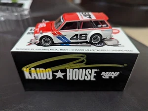 Kaido House Mini GT BRE Datsun Wagon Autographed Pete Brock Signed 1/64 Scale - Picture 1 of 1
