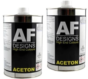 ACETON 2x1 Liter 99.5% Verdünnung Reiniger Entfetter Lackverdünner Aceton - Bild 1 von 3