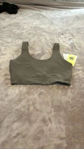 All In Motion Women's Everyday Soft Med Support Longline Sports Bra Green - Picture 1 of 3