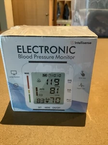 Monitor de presión arterial de muñeca MMIZOO - Intellisense blanco pantalla grande frecuencia cardíaca - Imagen 1 de 6