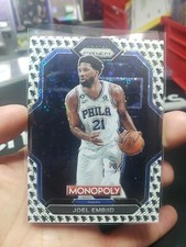 2022-23 Prizm Monopoly Joel Embiid Running Man Parallel PS5 MVP Colormatch 