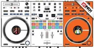 Pioneer DDJ-REV7 Skin - Orange-Weiß - Bild 1 von 1