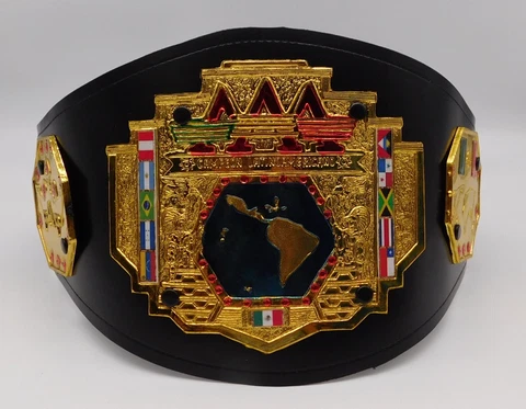 AAA Championship Lucha Libre Heavyweight Replica Kids Title Belt Wrestling CMLL Cover