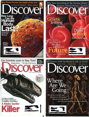Lot of 4 Discover Magazines Issues June, July, September, November 2003 Foto 1 de 4