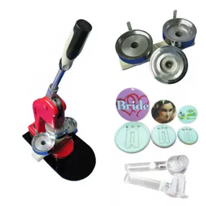 Kit per la produzione di badge macchina da 1" 25 mm con bottoni + forniture 100 pulsanti fai da te - Foto 1 di 10