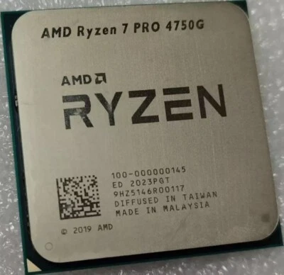 AMD Ryzen 7 PRO 4750G AM4 R7 PRO 4750G Desktop 3.6GHz 8-core 65W CPU processor - Image 1 of 3