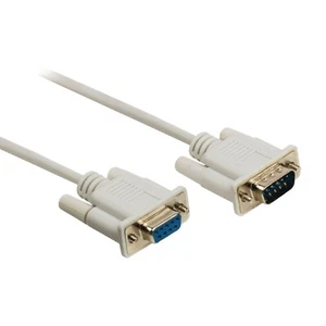 Short 50cm 9 Pin Male to Female RS232 DB9 Serial Extension Cable 0.5m - Picture 1 of 1