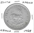 Südafrika 5 Schilling Krone 1958 Springbock Silber 0,80 hochwertig