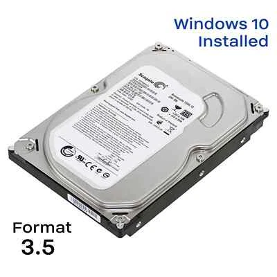 HDD 3.5" SATA II 2TB Internal Hard Drive With Windows 10 Pro Legacy Installed - Image 1 of 3