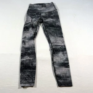 Lululemon Wunder Under High-Rise Tight 24" Legging Black Gray Luxtreme Sz 2 - Picture 1 of 10