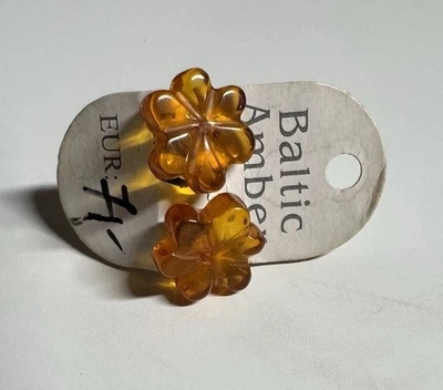 PENDIENTES ÁMBAR MODERNISTAS LETONES Foto 1 de 3