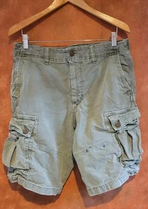 Pantalones Cortos Militares American Eagle Next Level Flex Carga Verde Ejército 33 Largo Más Largo - Imagen 1 de 7