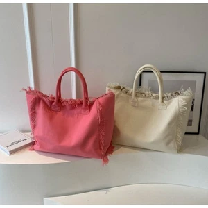 Square Shape Solid Color Handbag Canvas Canvas Shoulder Bag - Picture 1 of 12