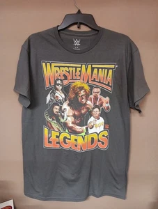 WWE WRESTLEMANIA "LEGENDS", WRESTLER, ULTIMATE WARRIOR & FRIEND, GR. XXL 2XL, GRAU - Bild 1 von 10