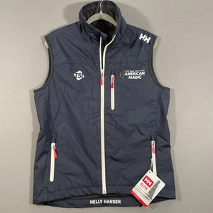 NWT Helly Hansen Crew Vest Mens Med Dk Blue TSI "American Magic" NYYC 30270-600 - Picture 1 of 13
