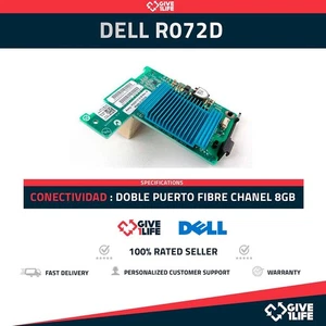 DELL EMULEX LPE1205-M - R072D - MEZZANINE DOBLE PUERTO 8GB FIBRE CHANNEL HBA - Bild 1 von 6