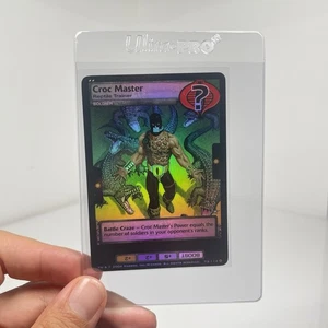 G.I. Joe TCG Croc Master FOIL Card 73/114 Wizards Of The Coast quasi nuovo/m - Foto 1 di 4
