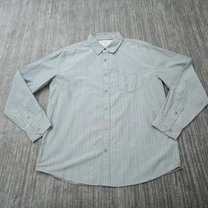 Horny Toad Shirt Men Button Up Gray Organic Cotton Long Sleeve L Large - Picture 1 of 9