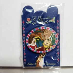 PIN DISNEYLAND PARÍS BELLE BEAST COGSWORTH LE REVEILLON PIN DISNEY DLP LE 600  - Imagen 1 de 2