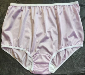 3 Pares Talla XL (se adapta a 11/12) 100% Nylon Pastel Lila Panty Hecho en EE. UU. X-Grande - Imagen 1 de 1