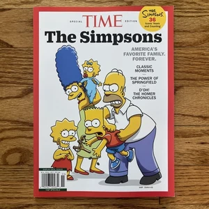 TIME MAGAZINE : THE SIMPSONS - SIMPSON FAMILY ON COVER 2025 - Picture 1 of 2