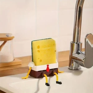 1 Stück Kreatives Abtropfgestell Haus Küche Spüle Regal Spülbürste Wischspüle - Bild 1 von 8