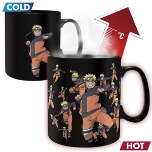 Naruto Shippuden - Tasse Naruto Attack - Thermoeffekt Kaffeebecher - Geschenkbox - Bild 1 von 2