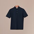 AUTHENTIC HERMES H embroidered buttoned polo shirt XXL NAVY RRP £461