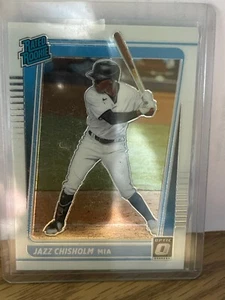 2021 DONRUSS RATED ROOKIE Jazz Chisholm Rookie Miami Marlins #58 R56 - Picture 1 of 2