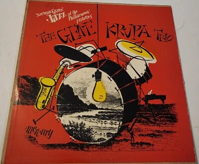 Gene Krupa Trio  At Jazz At The Philharmonic  1952 Mercury MG C-500  VG - Image 1 of 4