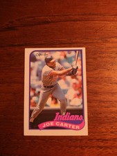 Joe Carter 1989 O-Pee-Chee OPC Baseball #164 (MINT) Cleveland Indians Guardians