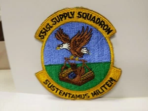 USAF 551st Supply Squadron Color Patch 4 1/4 x 3 3/4 inches Vietnam - Bild 1 von 3