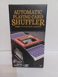 2-Deck Automatic Battery Operated Playing Card Shuffler Casino Poker Blackjack - Picture 1 of 4