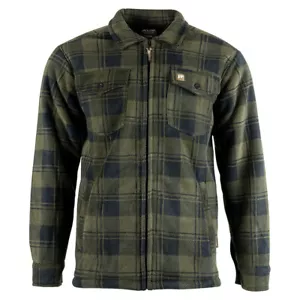 JACK PYKE Tundra CAMICIA PILE uomo verde check top CACCIA TIRO ABBIGLIAMENTO DA LAVORO - Foto 1 di 9