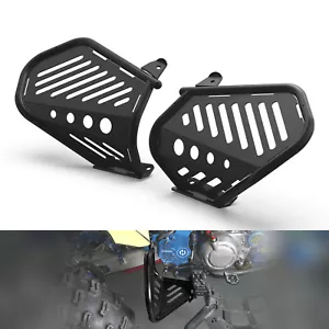 Carbon Steel Heel Guards Footwell Mud Flap For Yamaha Raptor 700 700R 2013-2024 - Picture 1 of 9
