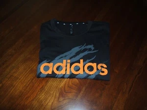 Adidas Aeroready Men's Short Sleeve Athletic Shirt Black Reflective Size: M - Picture 1 of 4