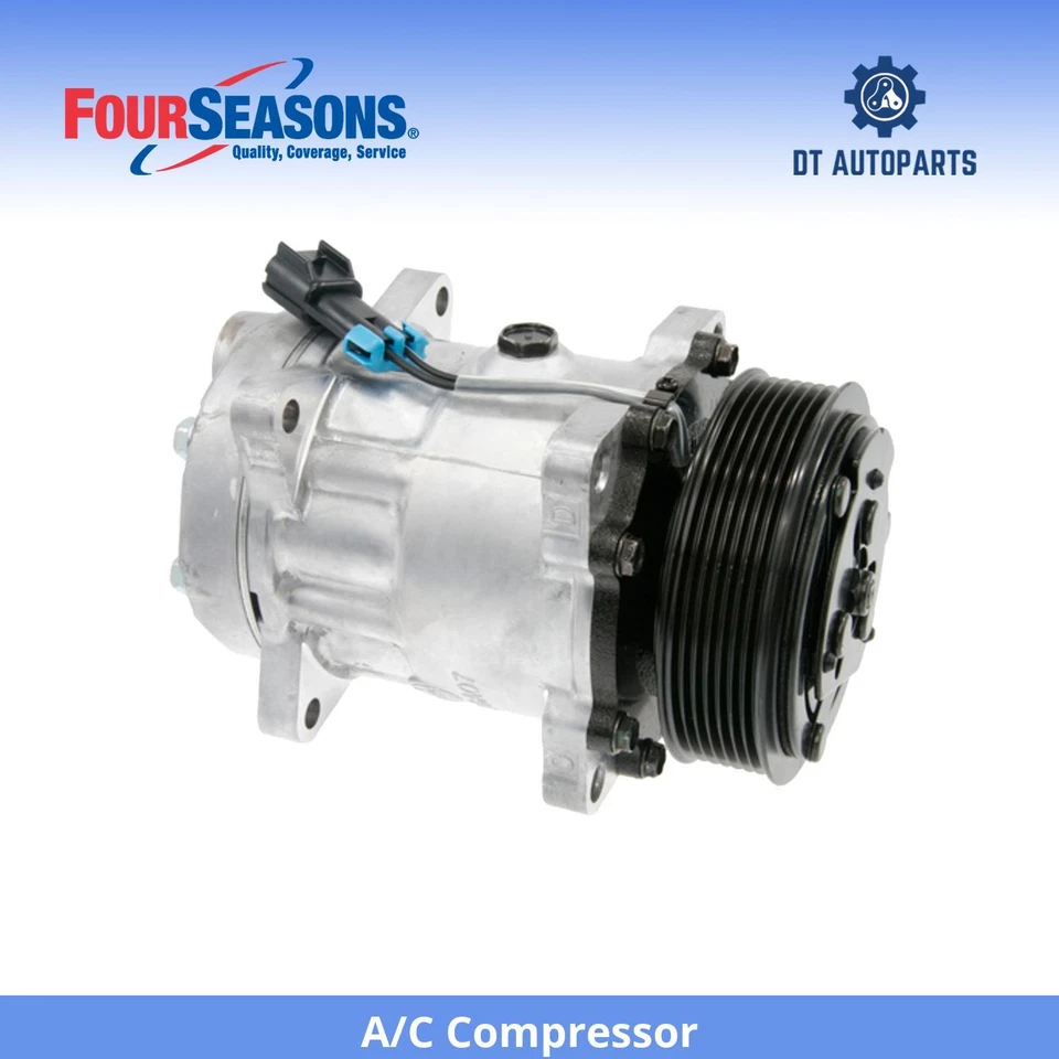 For 1994-1996 GMC C6000 Topkick A/C Compressor 4 Seasons 1995 - Image 1 of 4